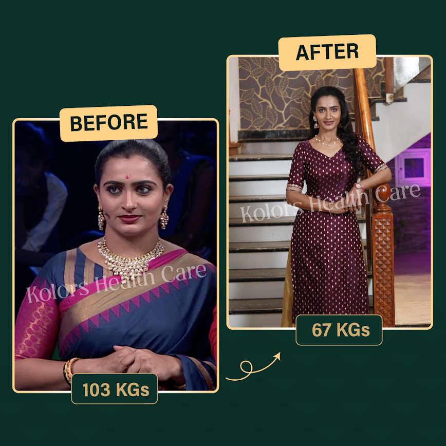 Archana Ananth before and after weight loss: 103 kgs to 67 kgs